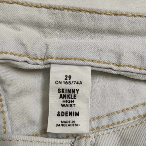 &DENIM Women's Skinny Ankle High Waist Denim - Picture 4 of 7